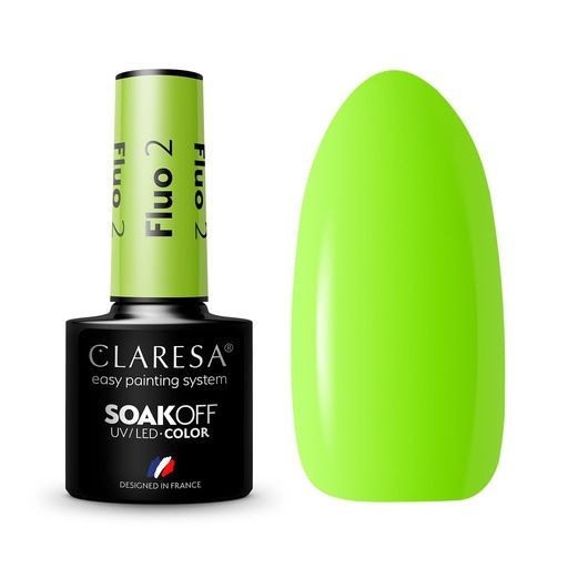 CLARESA UV/LED gél lakk 5g - FLUO 2