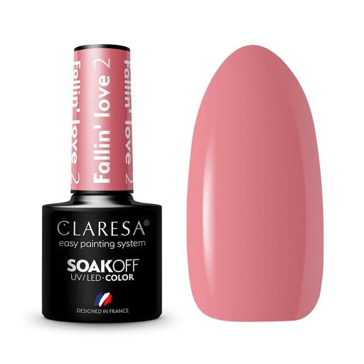 CLARESA UV/LED gél lakk 5g - Fallin' Love 2