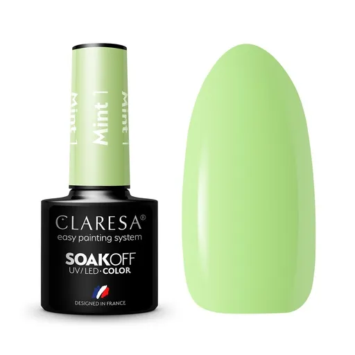 CLARESA UV/LED gél lakk 5g - MINT 1