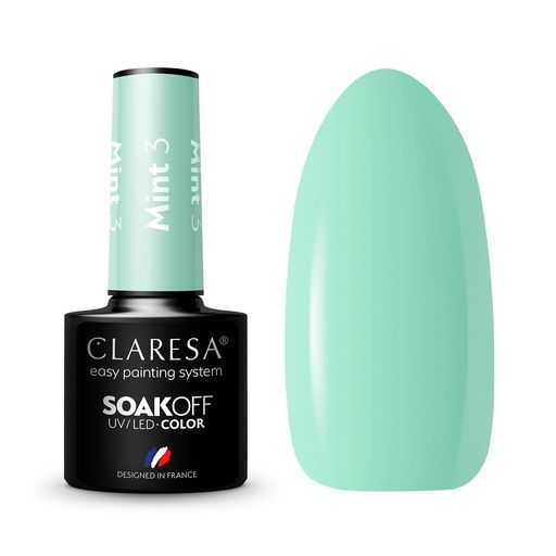 CLARESA UV/LED gél lakk 5g - MINT 3