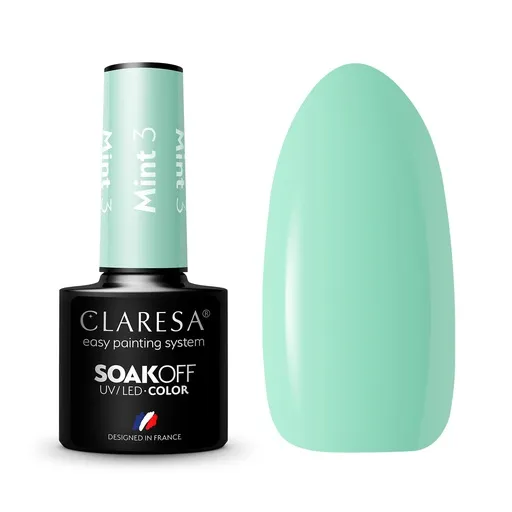 CLARESA UV/LED gél lakk 5g - MINT 3