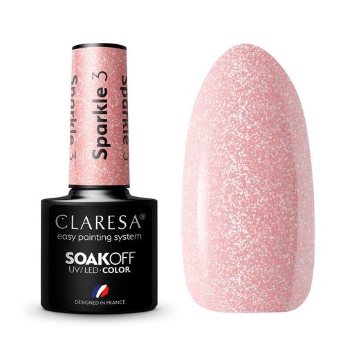 CLARESA UV/LED gél lakk 5g - SPARKLE 3