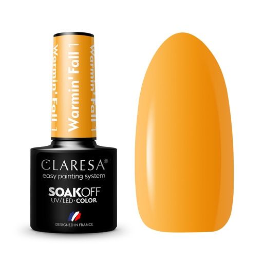 CLARESA UV/LED gél lakk 5g - WARMIN"FALL 1