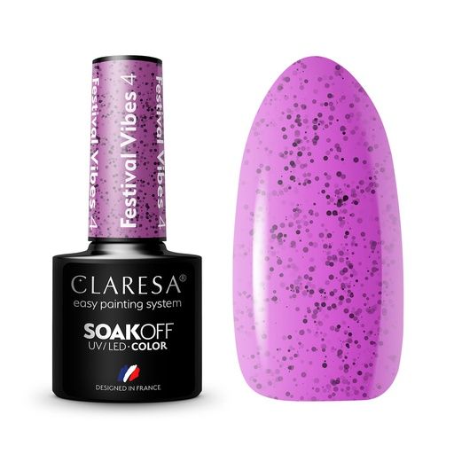 CLARESA UV/LED gél lakk 5g - Festival Vibes 4
