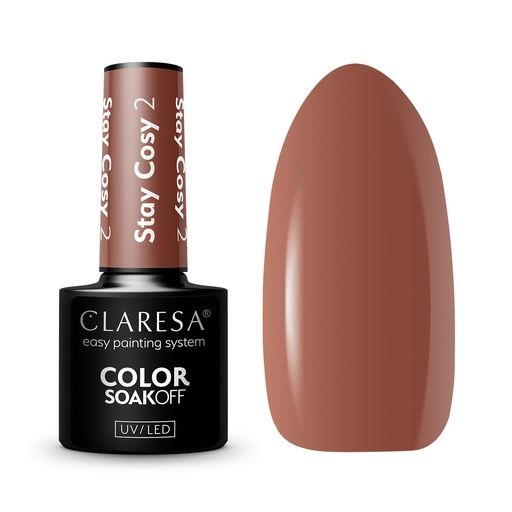 CLARESA UV/LED gél lakk 5g - Stay Cosy 2