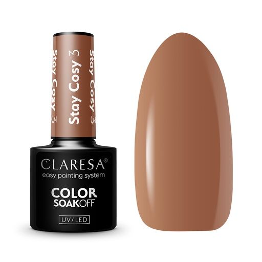 CLARESA UV/LED gél lakk 5g - Stay Cosy 3