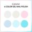 CANNI HEMA FREE UV/LED gél lakk szett 6x9ml - 2319 - Cotton Candy