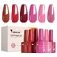 Venalisa 6 db-os UV/LED Gél lakk szett - 2226 - Scarlet Rose - Hema Free