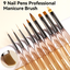 BORN PRETTY PRO ecset szett - 9 db