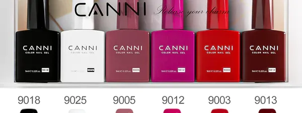 CANNI HEMA FREE UV/LED gél lakk szett 6x9ml - 2301 - Classic Trio