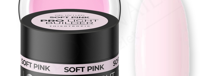 PALU Pro Light Builder építőzselé 90g - Soft Pink