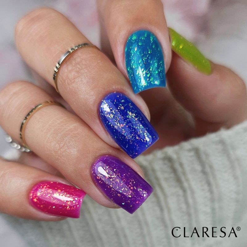 CLARESA UV/LED Rainbow Jello Base - Violet
