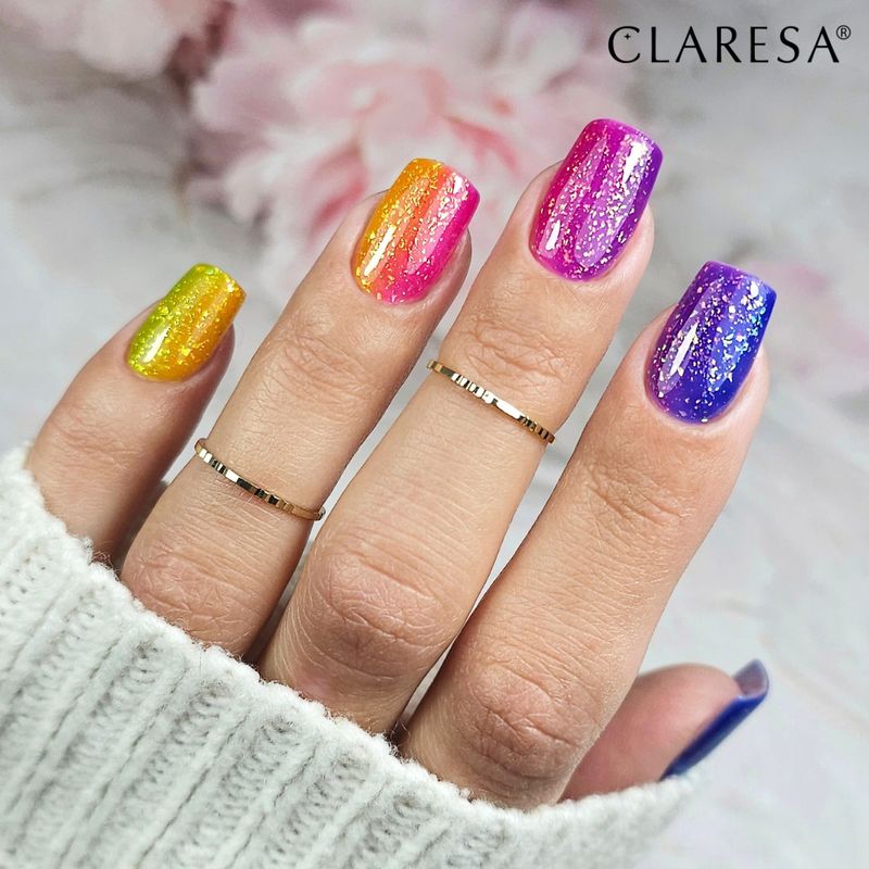 CLARESA UV/LED Rainbow Jello Base - Violet