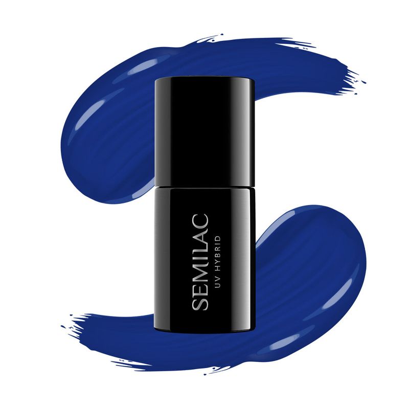 SEMILAC UV/LED Gél Lakk 7ml - 308 - Festive Blue