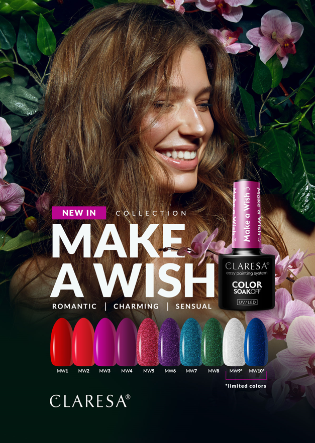 CLARESA UV/LED gél lakk 5g - MAKE A WISH 06