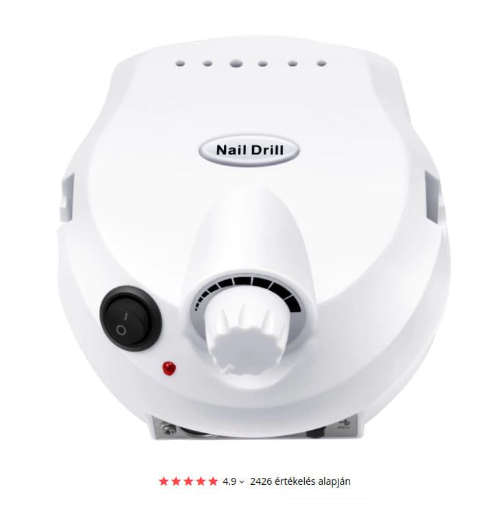 DM-202 - Műköröm csiszológép készlet (fehér) 20W