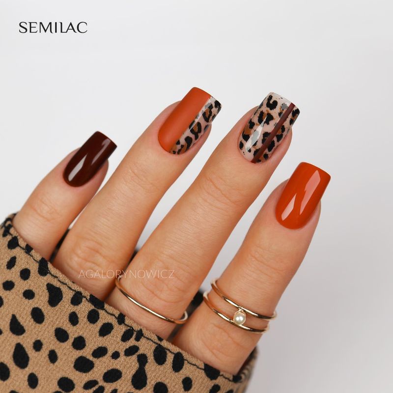 SEMILAC UV/LED Gél Lakk 7ml - 402 - Spicy Pumpkin