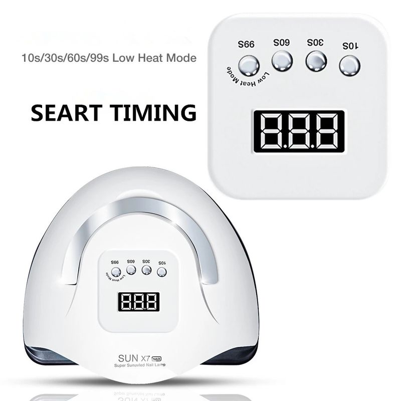 SUN X7 Max UV/LED Műkörmös Lámpa - 150 W - White -57 LED
