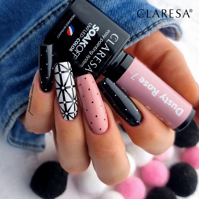 CLARESA UV/LED gél lakk 5g - DUSTY ROSE 7