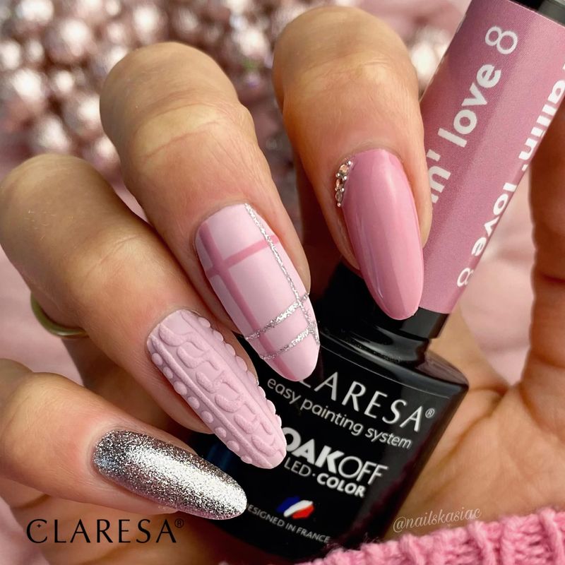 CLARESA UV/LED gél lakk 5g - FULL GLITTER 1