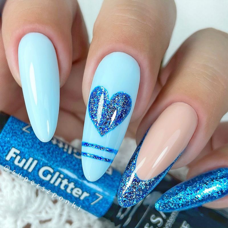 CLARESA UV/LED gél lakk 5g - FULL GLITTER 7