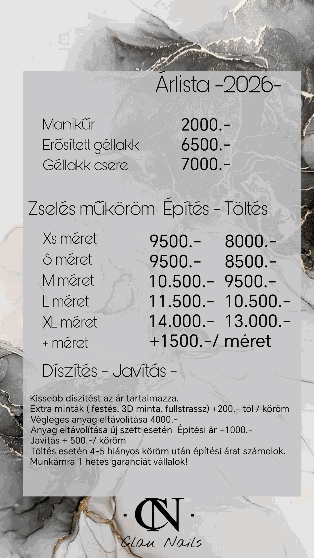 Árlista