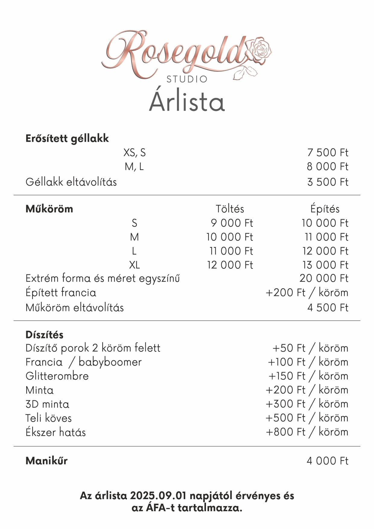 Árlista