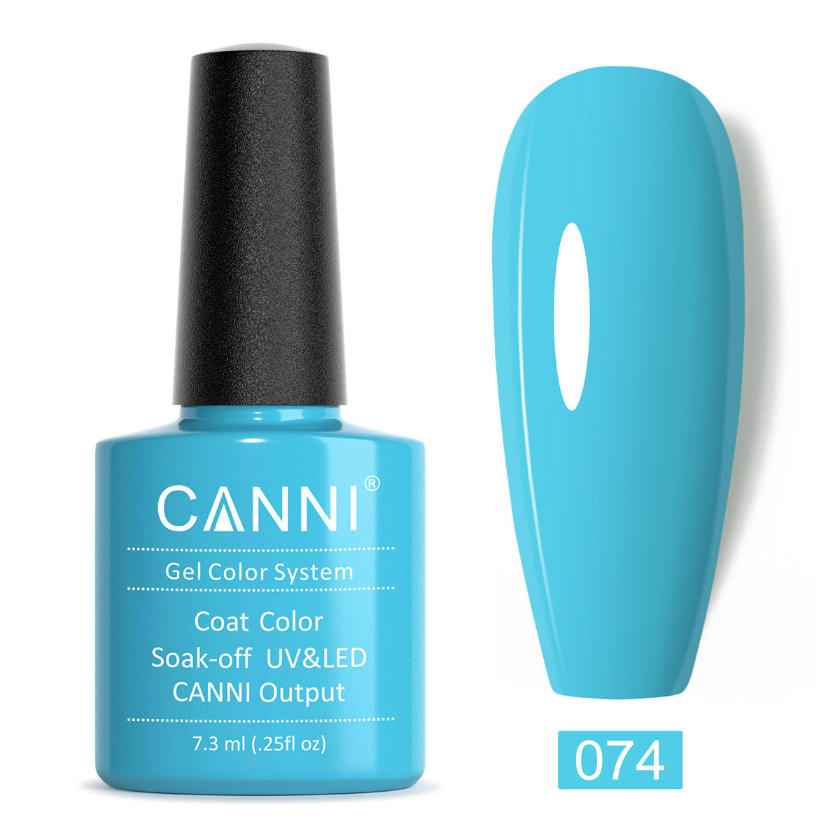 CANNI UV/LED gél lakk 7.3 ml No.074