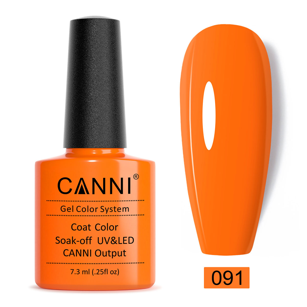 CANNI UV/LED gél lakk 7.3 ml No.091