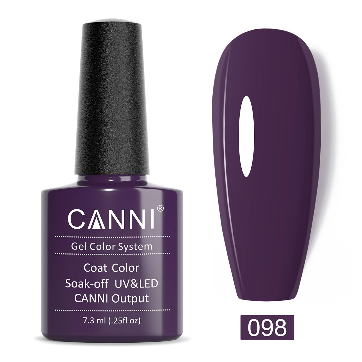 CANNI UV/LED gél lakk 7.3 ml No.098