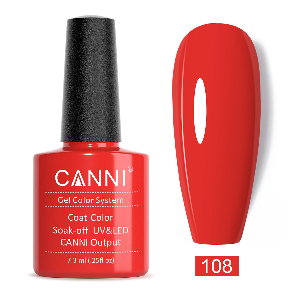 CANNI UV/LED gél lakk 7.3 ml No.108