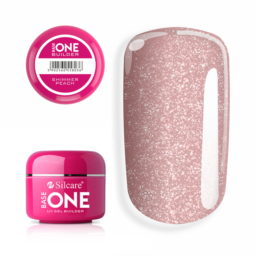 Silcare Base One Shimmer Peach 50g