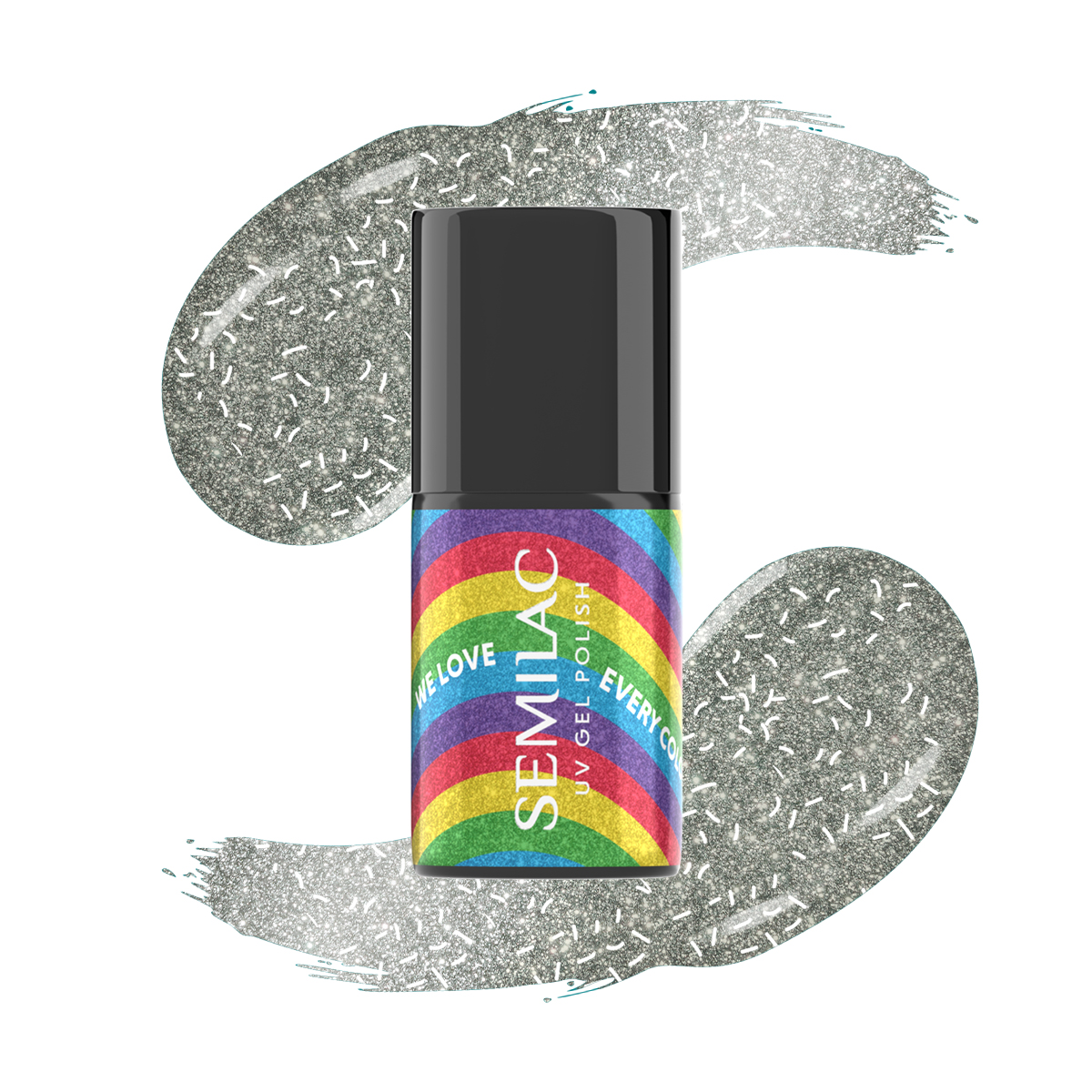 SEMILAC UV/LED Gél Lakk 7ml - 489 - Rainbow