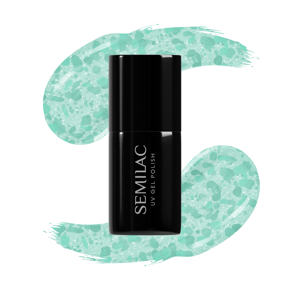 SEMILAC UV/LED Gél Lakk 7ml - 495 - HEMA FREE - Mint Glacier