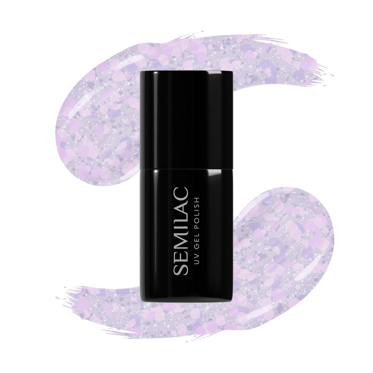 SEMILAC UV/LED Gél Lakk 7ml - 492 - HEMA FREE - Icy Lavender Bliss