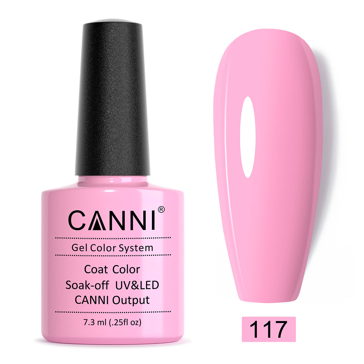 CANNI UV/LED gél lakk 7.3 ml No.117