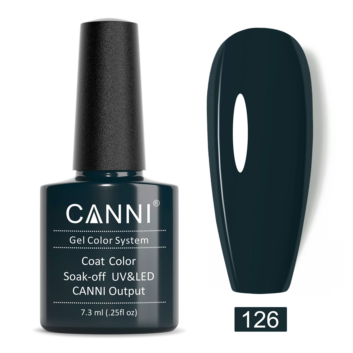 CANNI UV/LED gél lakk 7.3 ml No.126