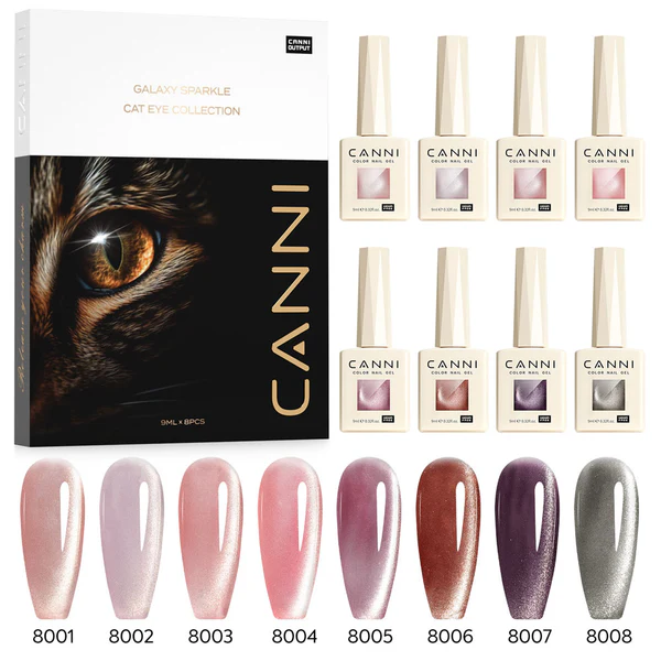 CANNI HEMA FREE gél lakk kollekció - Shimmer Velvet