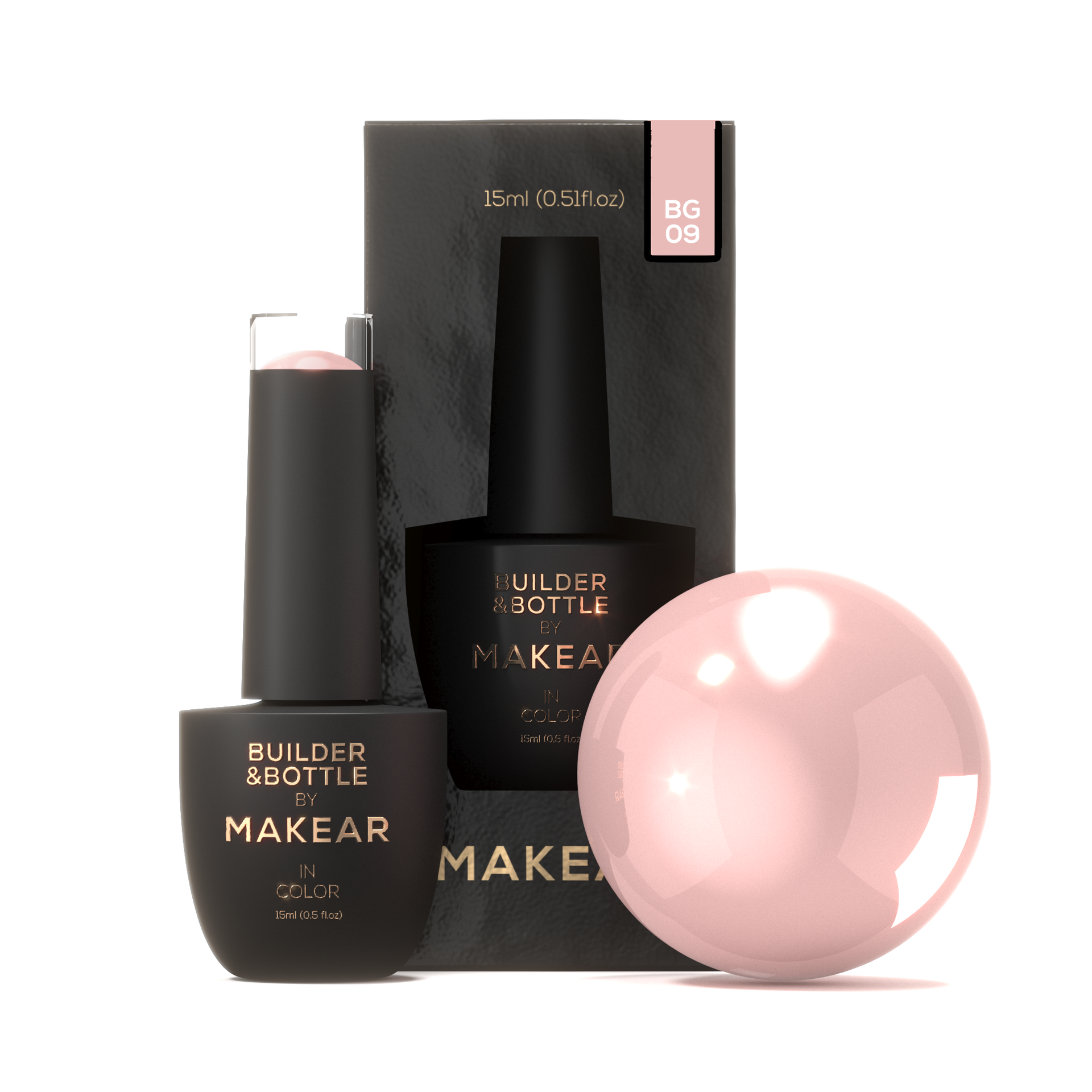 MAKEAR Builder&Bottle Base 15 ml - HEMA-FREE - BG09