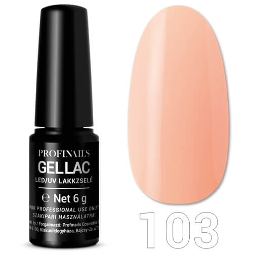 Profinails Gel Lac LED/UV lakkzselé 6gr No.103