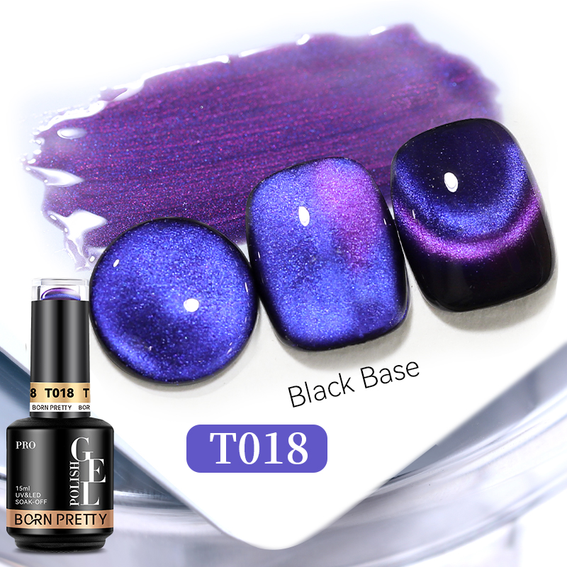 BORN PRETTY PRO UV/LED gél lakk 15 ml - T018 - Double Light Cat Eye