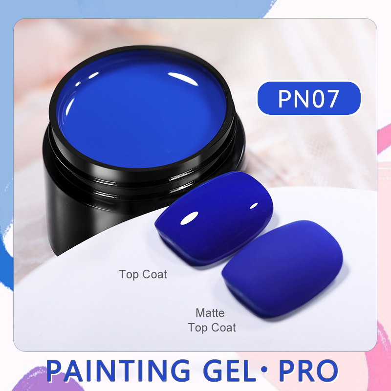 BORN PRETTY PRO tégelyes festőzselé 5 ml - PN07 - Blue
