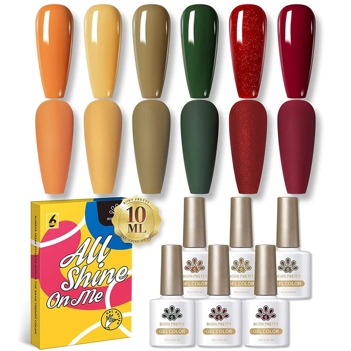 BORN PRETTY UV/LED gél lakk szett - Wonderful - 6x10 ml