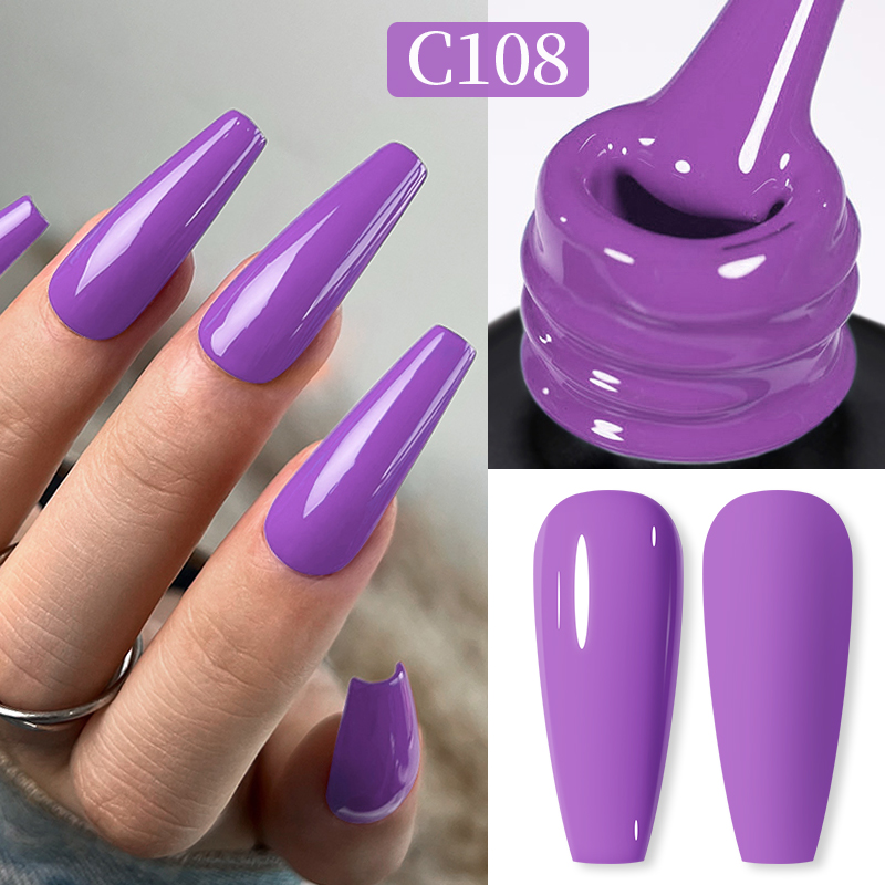 Born Pretty Pro UV/LED HEMA FREE gél lakk 15 ml - C108 - Dark Orchid