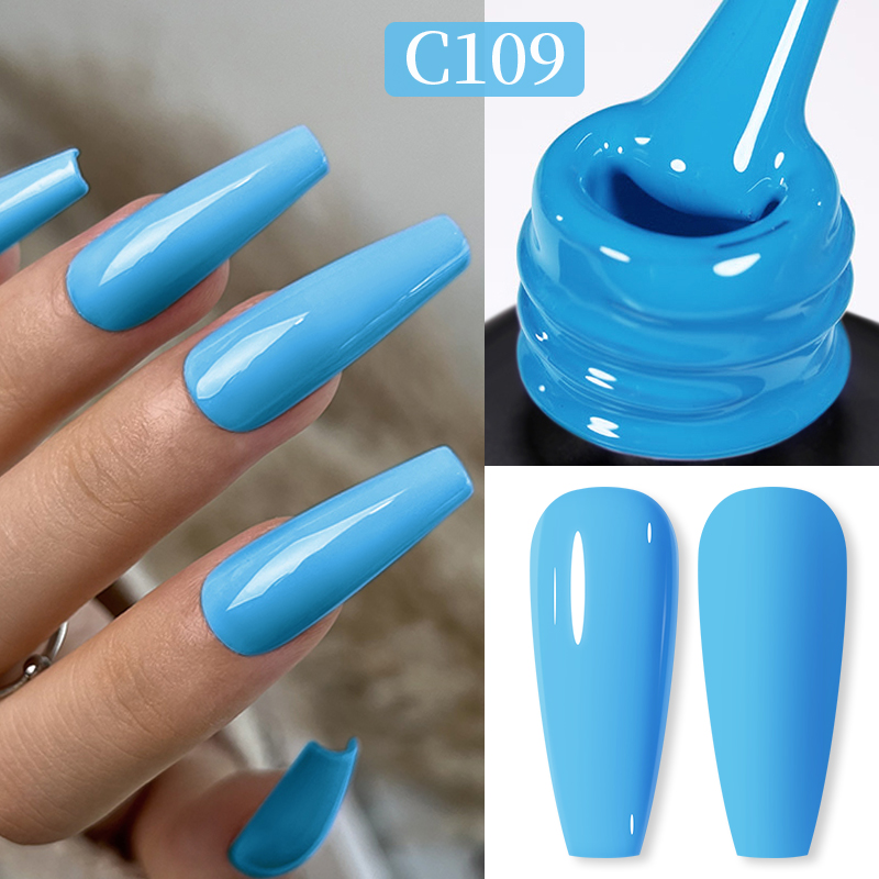 Born Pretty Pro UV/LED HEMA FREE gél lakk 15 ml - C109 - Crystal Lake
