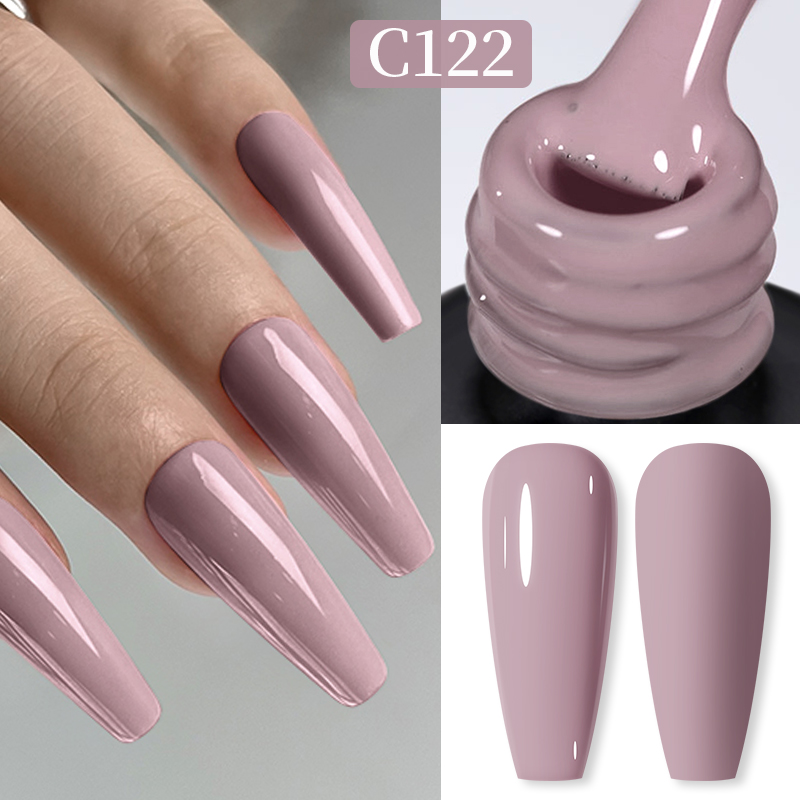 Born Pretty Pro UV/LED HEMA FREE gél lakk 15 ml - C122 - Cinereous