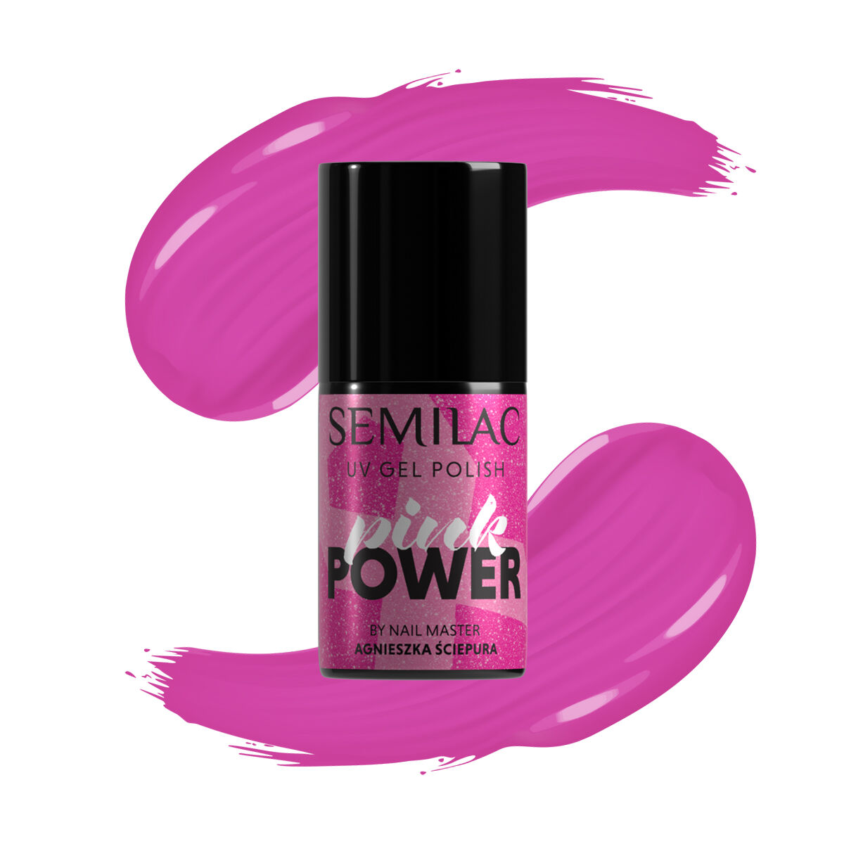 SEMILAC UV/LED Gél Lakk 7ml - A703 - Pink Power