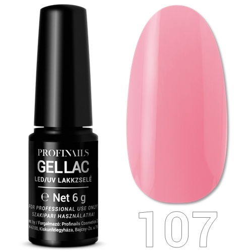 Profinails Gel Lac LED/UV lakkzselé 6gr No.107