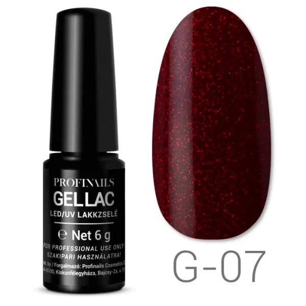 Profinails Gel Lac LED/UV lakkzselé 6gr No.G-07