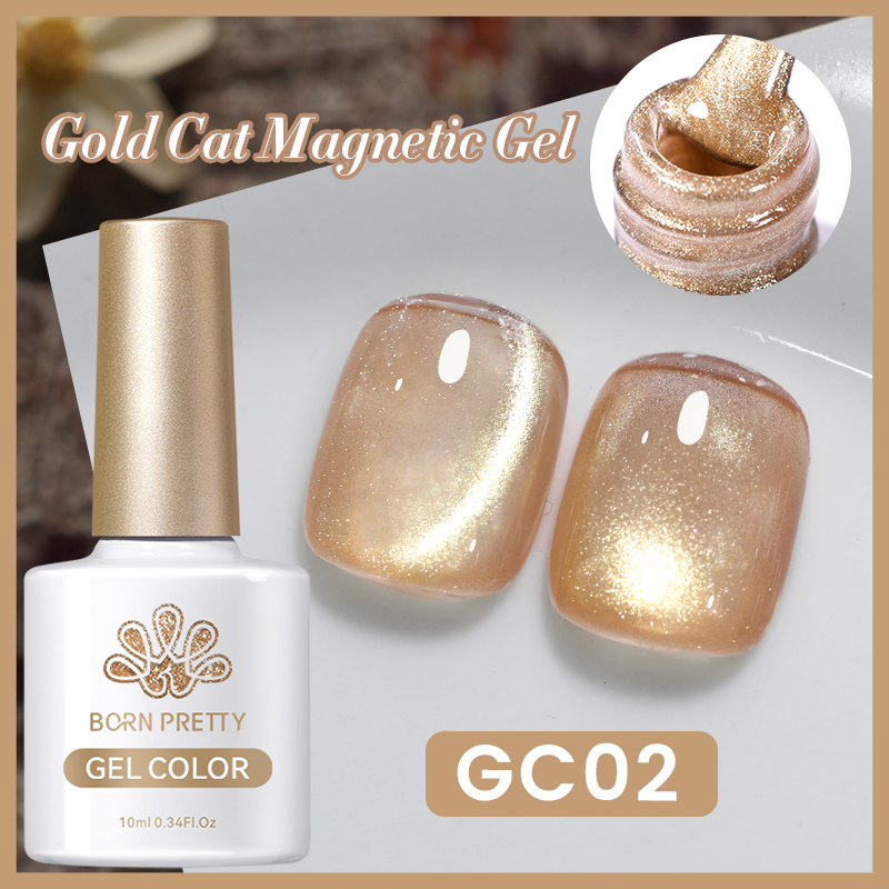 Born Pretty Cat Magnetic gél lakk 10 ml - MY213/GC02